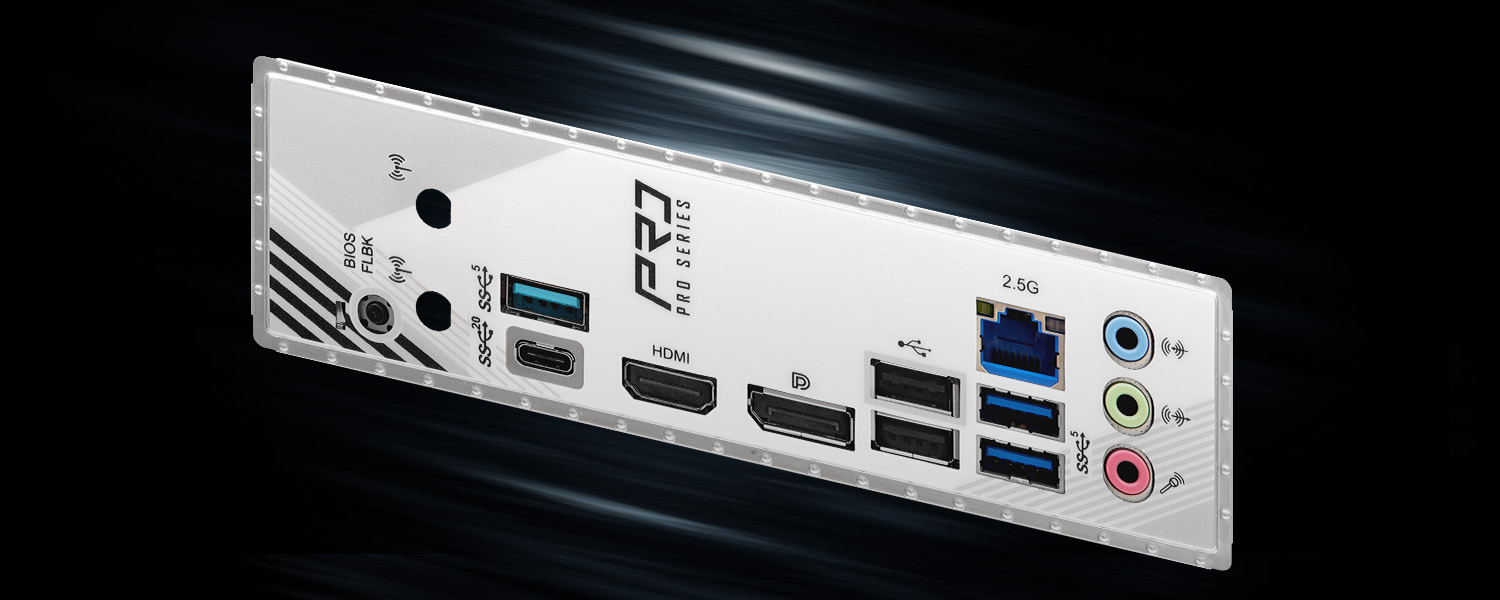 Flexibel integrierbare I/O-Blende